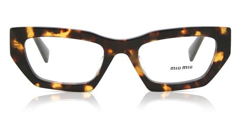 Miu Miu MU03XV VAU1O1 Eyeglasses in Honey Tortoise